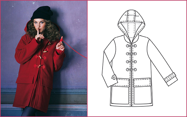 
En 10e place : le duffle-coat  - Burda Style 2017
