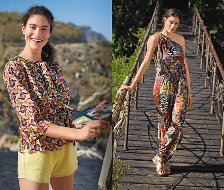 
Impressions tropicales ! - Burda Style Juillet 2018
