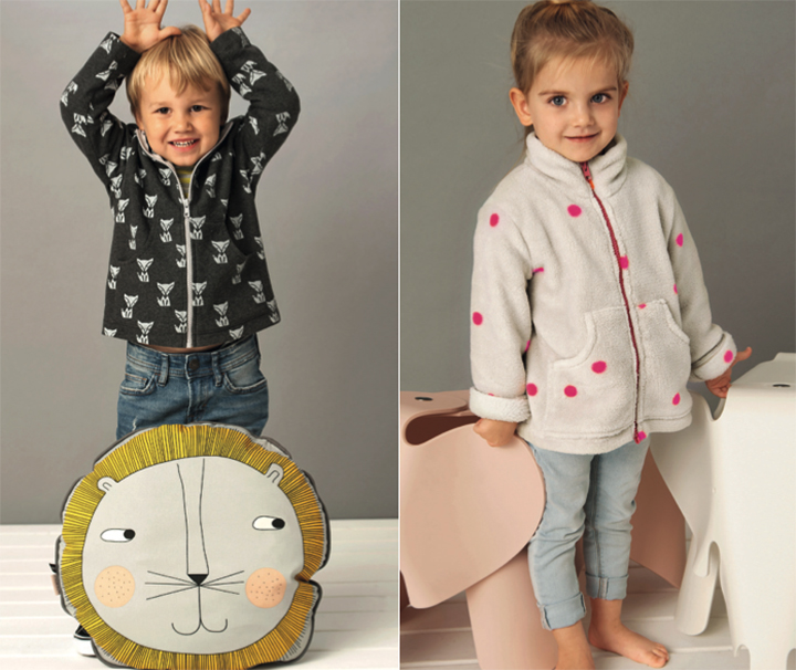 
Veste cocon en maille polaire
 - Burda Style Kids 2019
