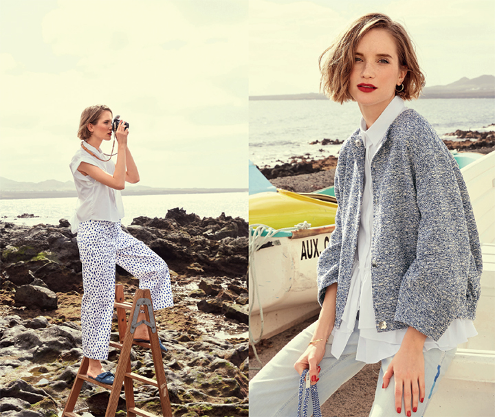 
Motif estival et veste chinée chic
 -  Burda Style - Strecke avril 2019
