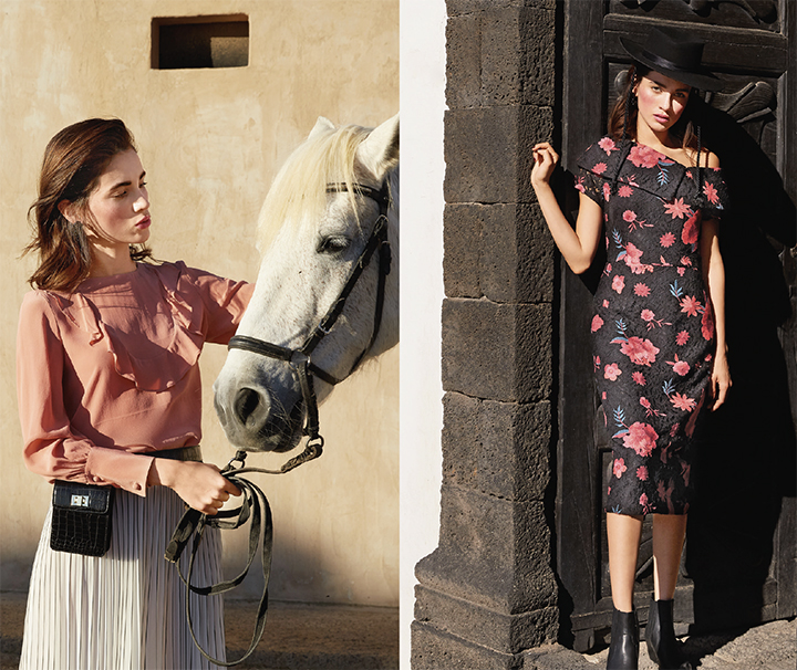 
Blouse à plastron et robe fourreau en dentelle fleurie - burda style
