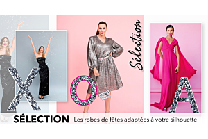 Sélection : Robes de fêtes adaptées à votre silhouette