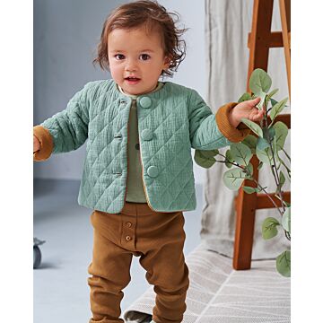 Veste pour bébé en tissu matelassé n°135 | Burda Style 09/22