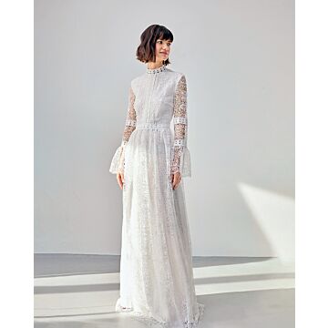 Robe de mariée en guipure n°127 | Burda Style 05/23