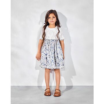 Robe enfant en coton mélangé n°128 | Burda Style 05/23