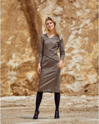 Robe n°105 de Burda Style Octobre 2017