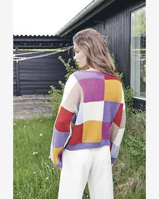 Pullover en color-block #09 | Burda Mailles n°18 - 2022