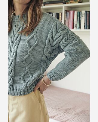 Pullover court #10 | Burda Mailles n°18 - 2022