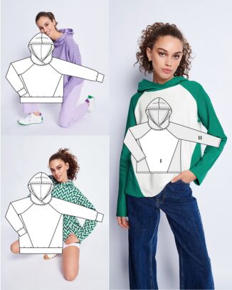 Sweatshirt en molleton n° 5 | Burda Easy n°2 Mar-Avr/2023