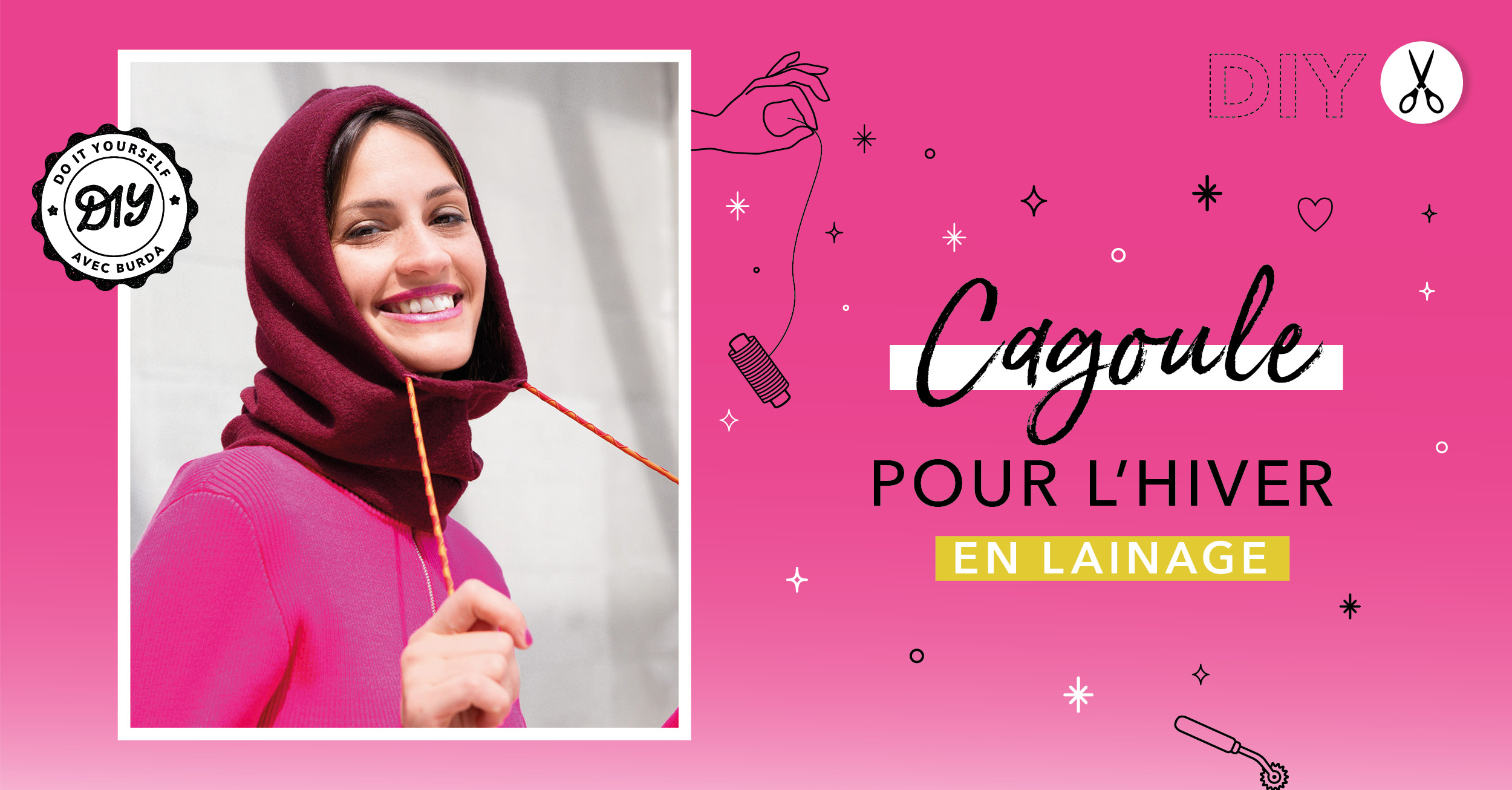 DIY : Coudre une cagoule pour l'hiver