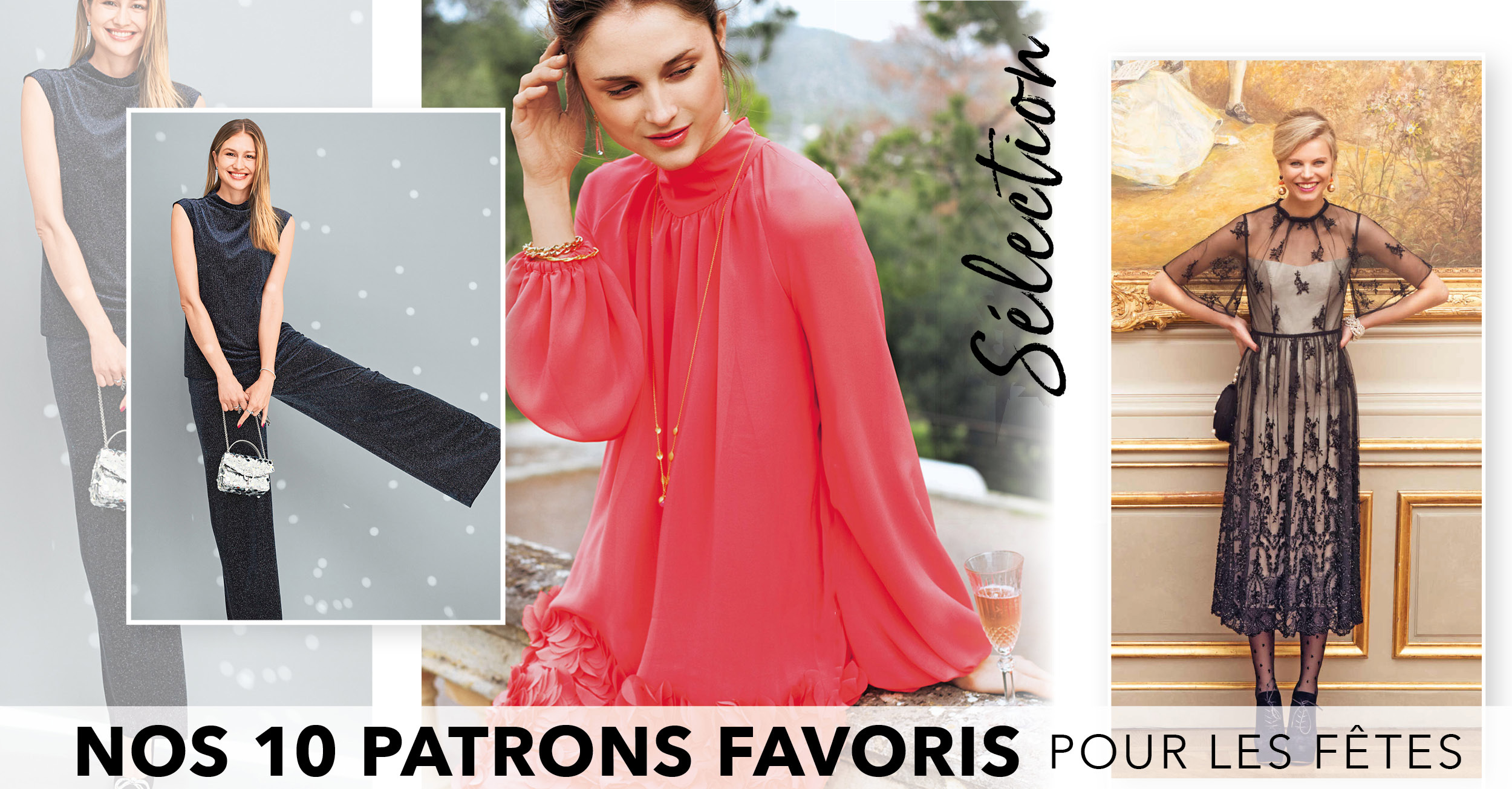 Sélection - S'habiller pour les fêtes : nos 10 patrons favoris