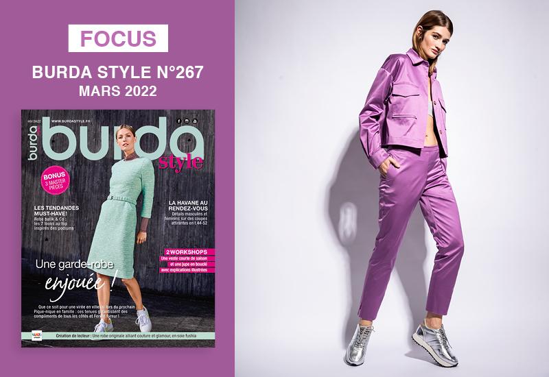 Focus burda style n° 03/2022 : les tendances des défilés 2022