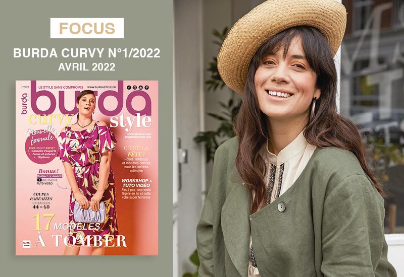 Focus burda curvy n° 1/2022 : allure nature