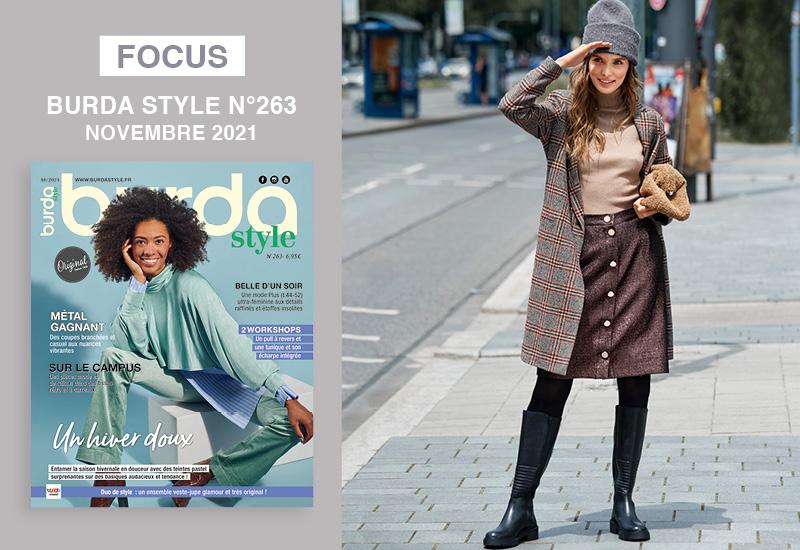 Focus burda style n° 11/2021 : métal gagnant