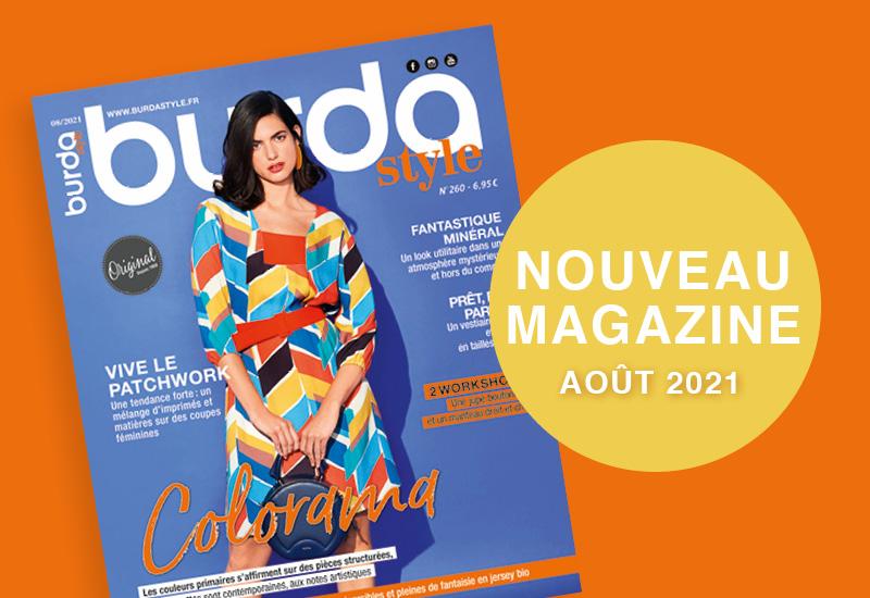 Août 2021 : le nouveau numéro de burda style !