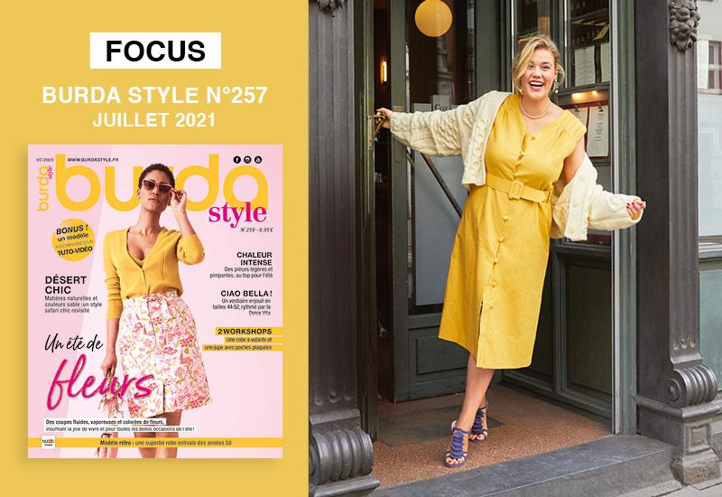 Focus mode Plus burda style n° 07/2021 : ciao, Bella !