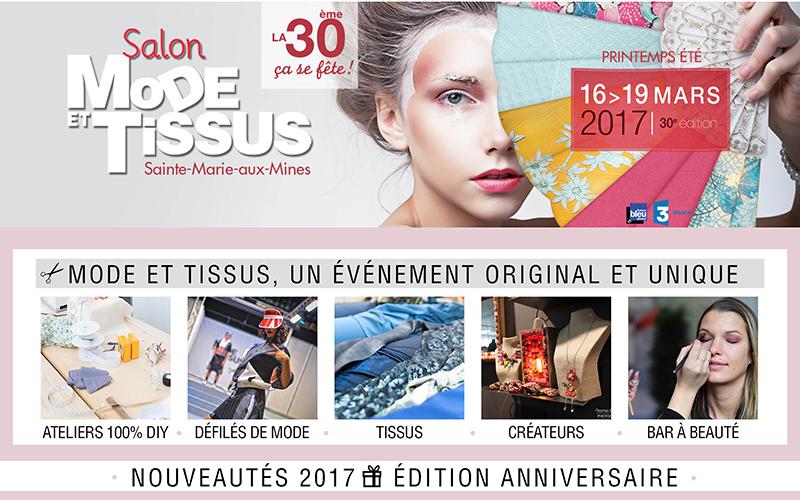 [JEU-CONCOURS] Gagnez vos invitations pour la 30e edition du salon Mode et Tissus ! 