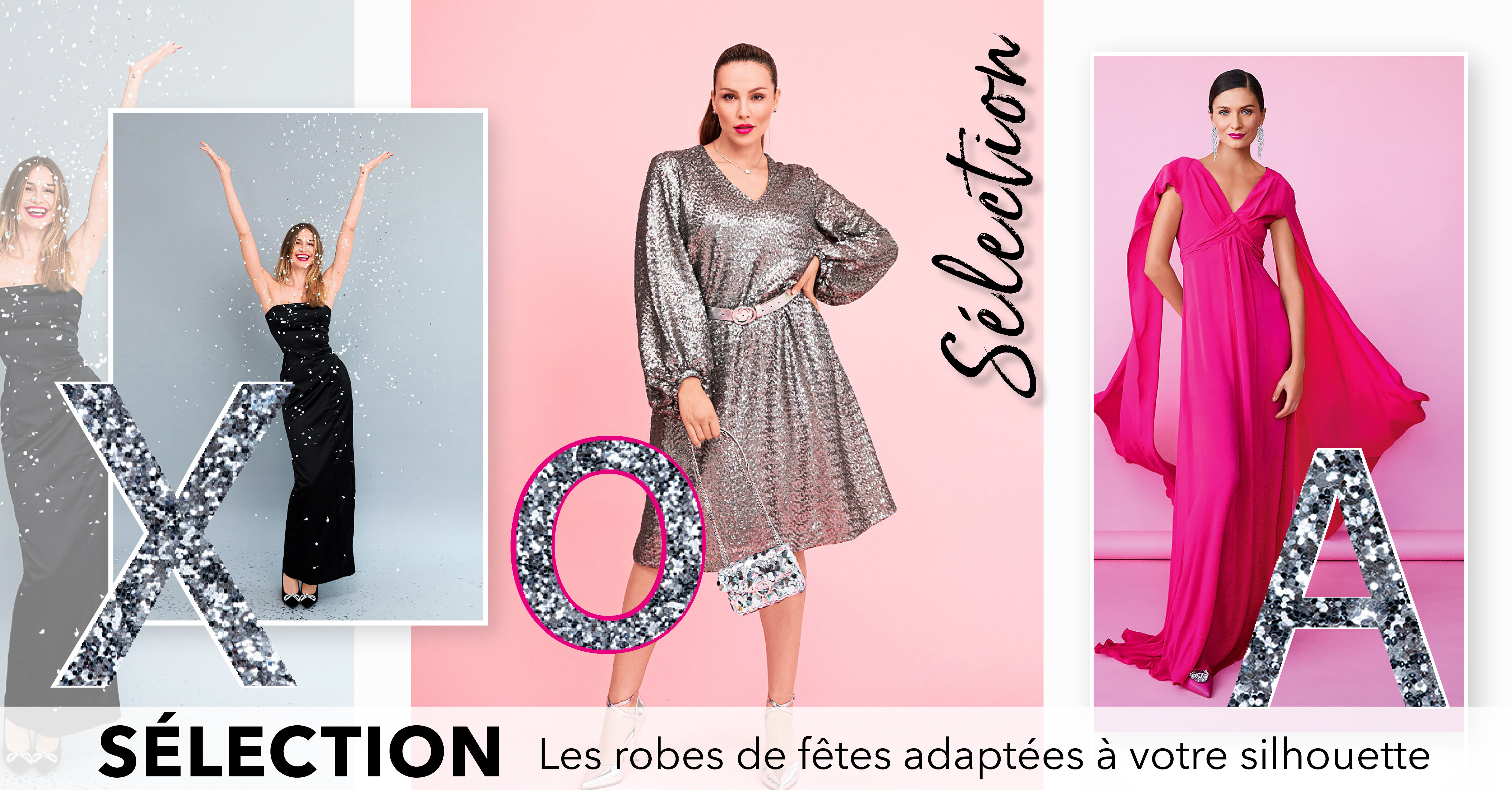 Sélection : Robes de fêtes adaptées à votre silhouette